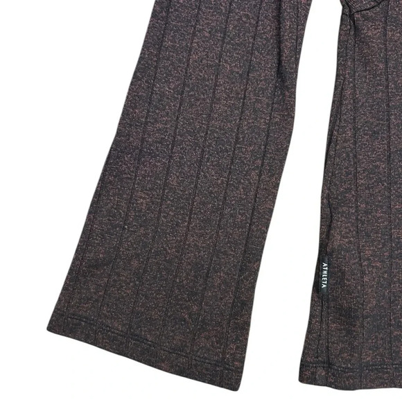 Athleta Harmony Hoodie Sweatshirt in Mahogany Heather Textured Lightweight - Picture 5 of 9